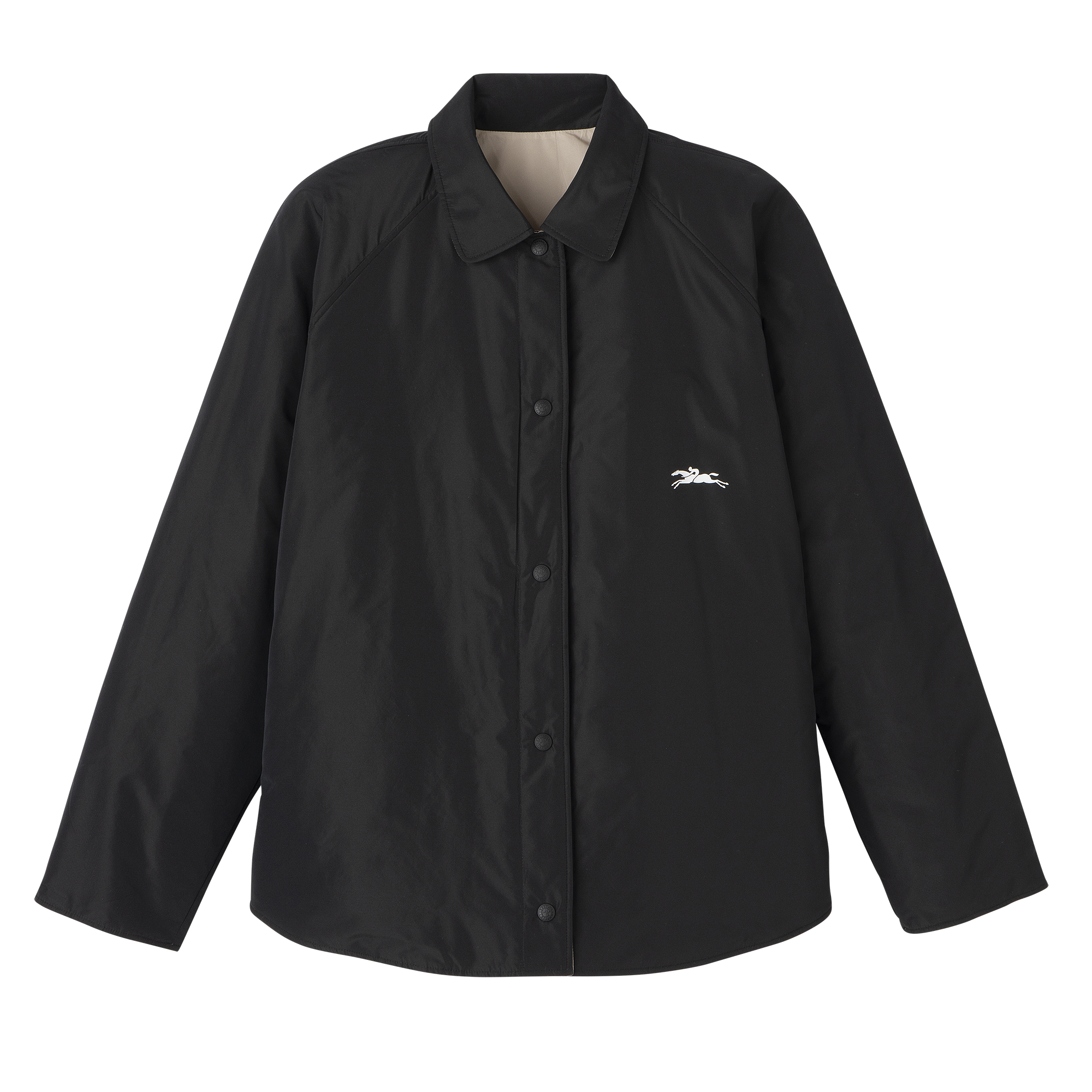Padded blouson Black/Paper - Technical taffeta