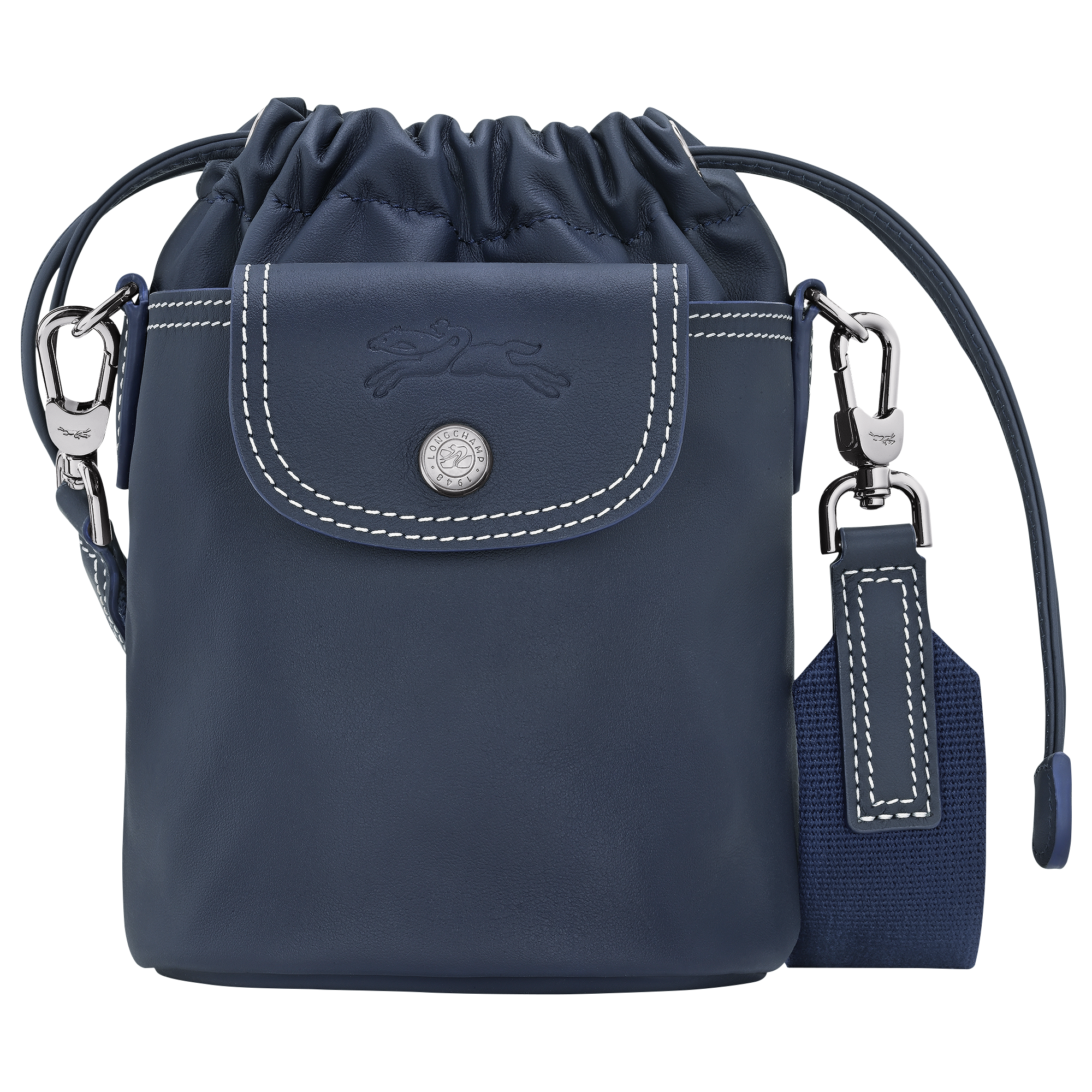 Le Pliage Xtra XS Bucket bag Navy - Leather