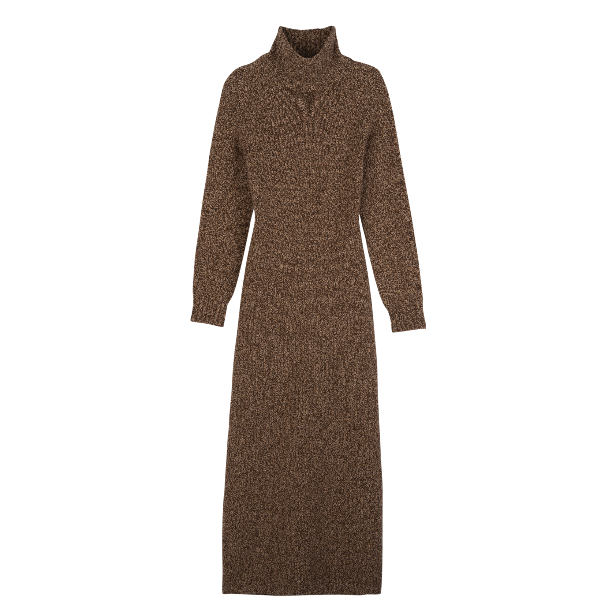 Long dress Chocolate - Knit
