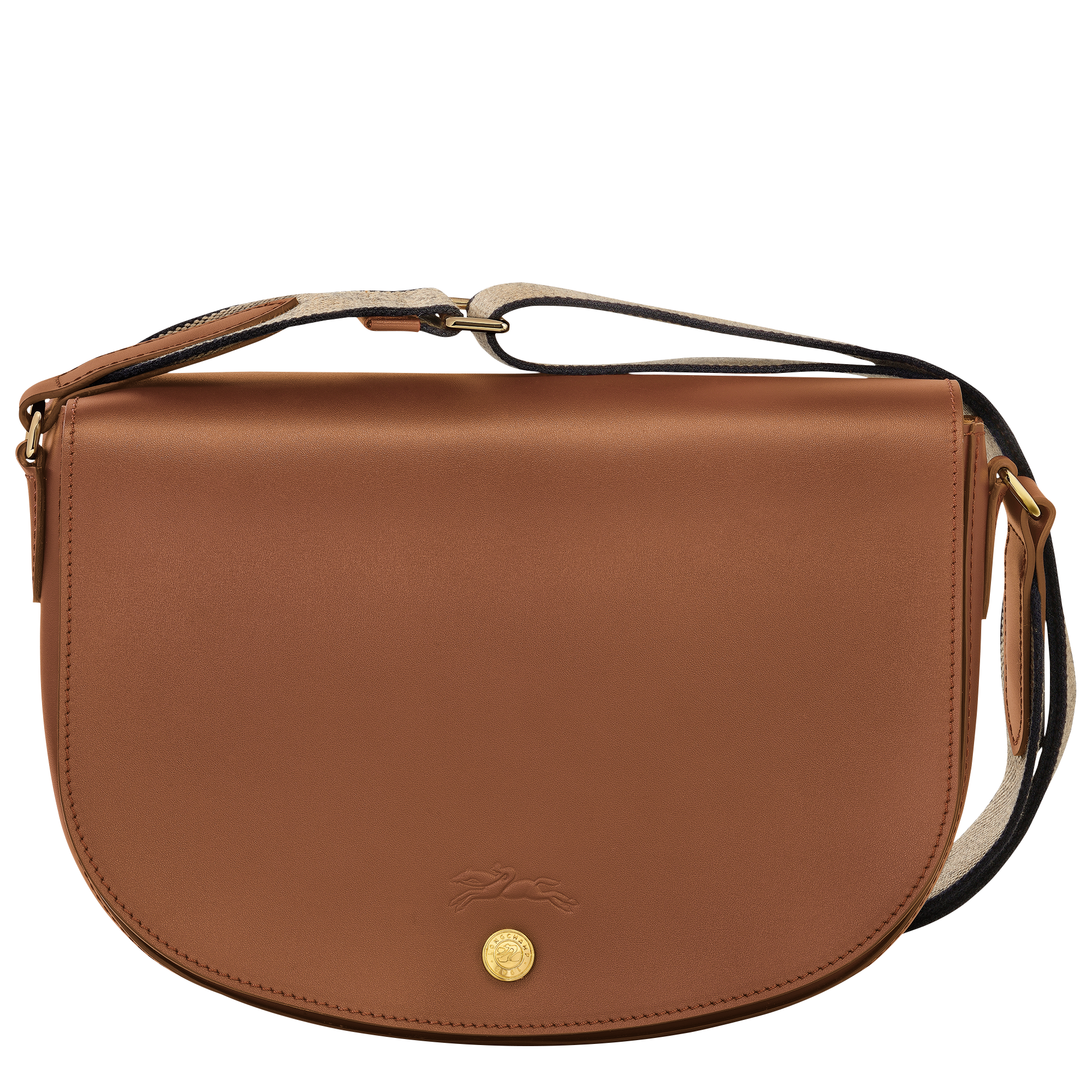 Épure M Crossbody bag Cognac - Leather