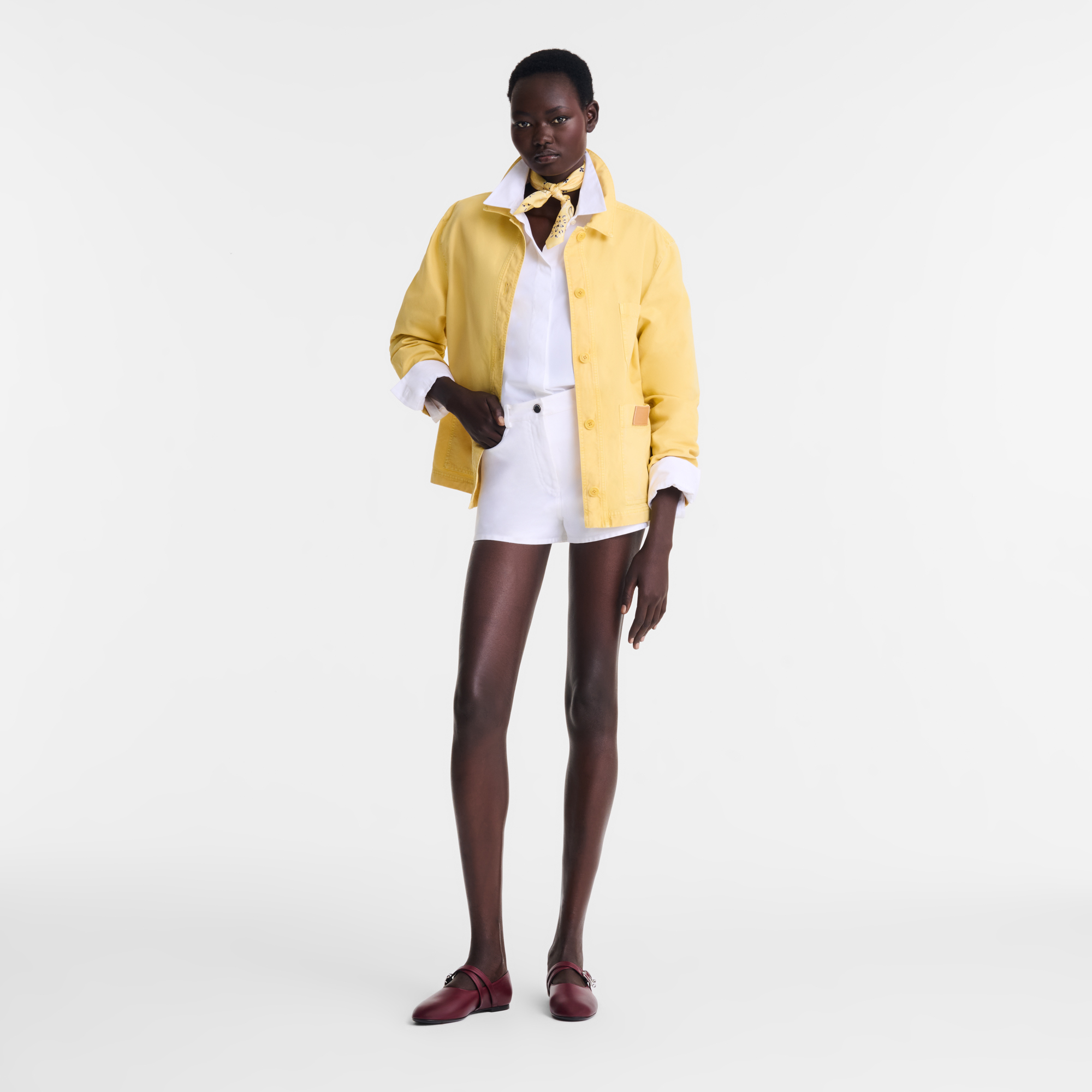 Jacket Yellow Chick - Overdyed cotton