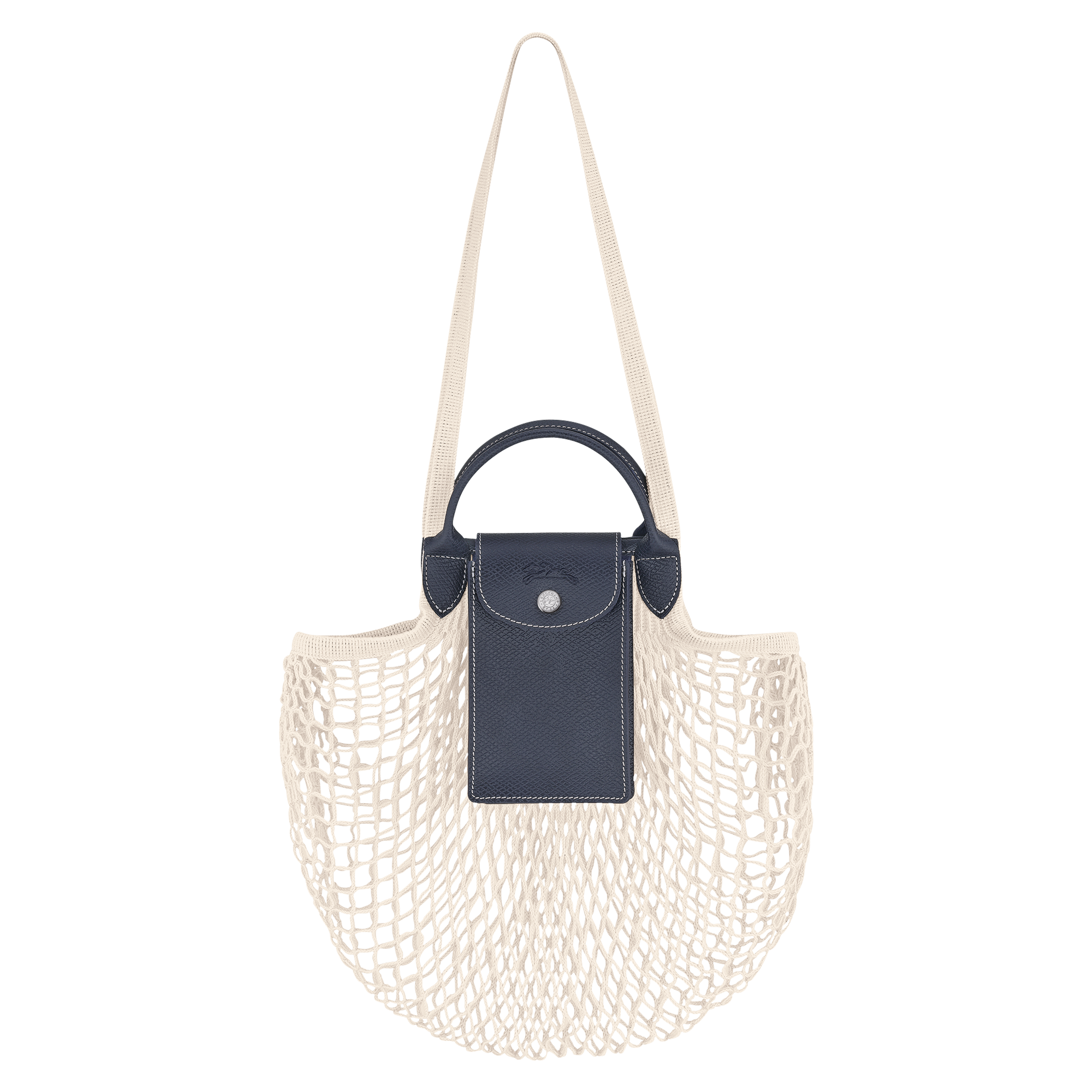 Le Pliage Collection L Mesh bag Navy - Canvas