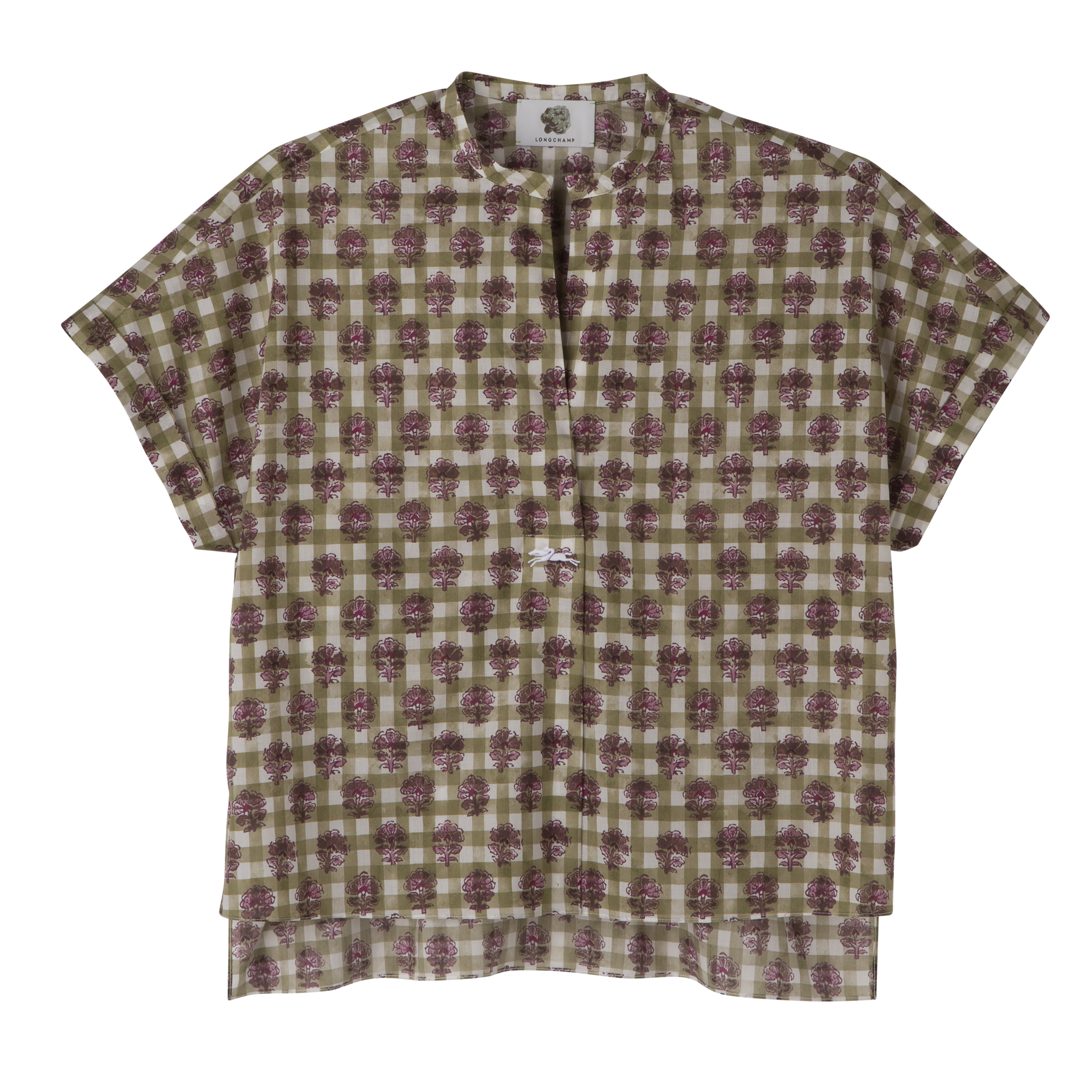 Blouse Artichoke - Vichy print veil