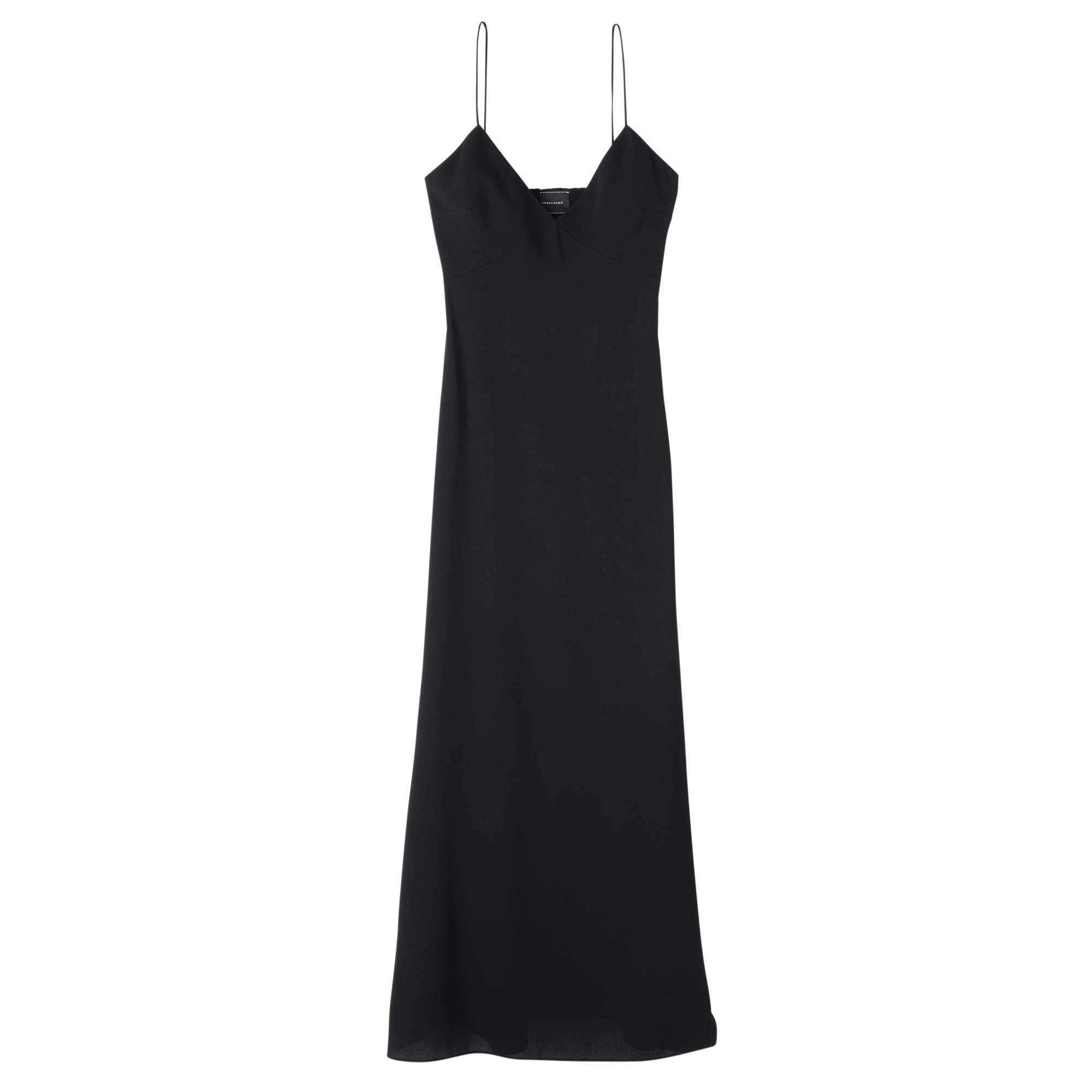Long dress Black - Fluid crepe