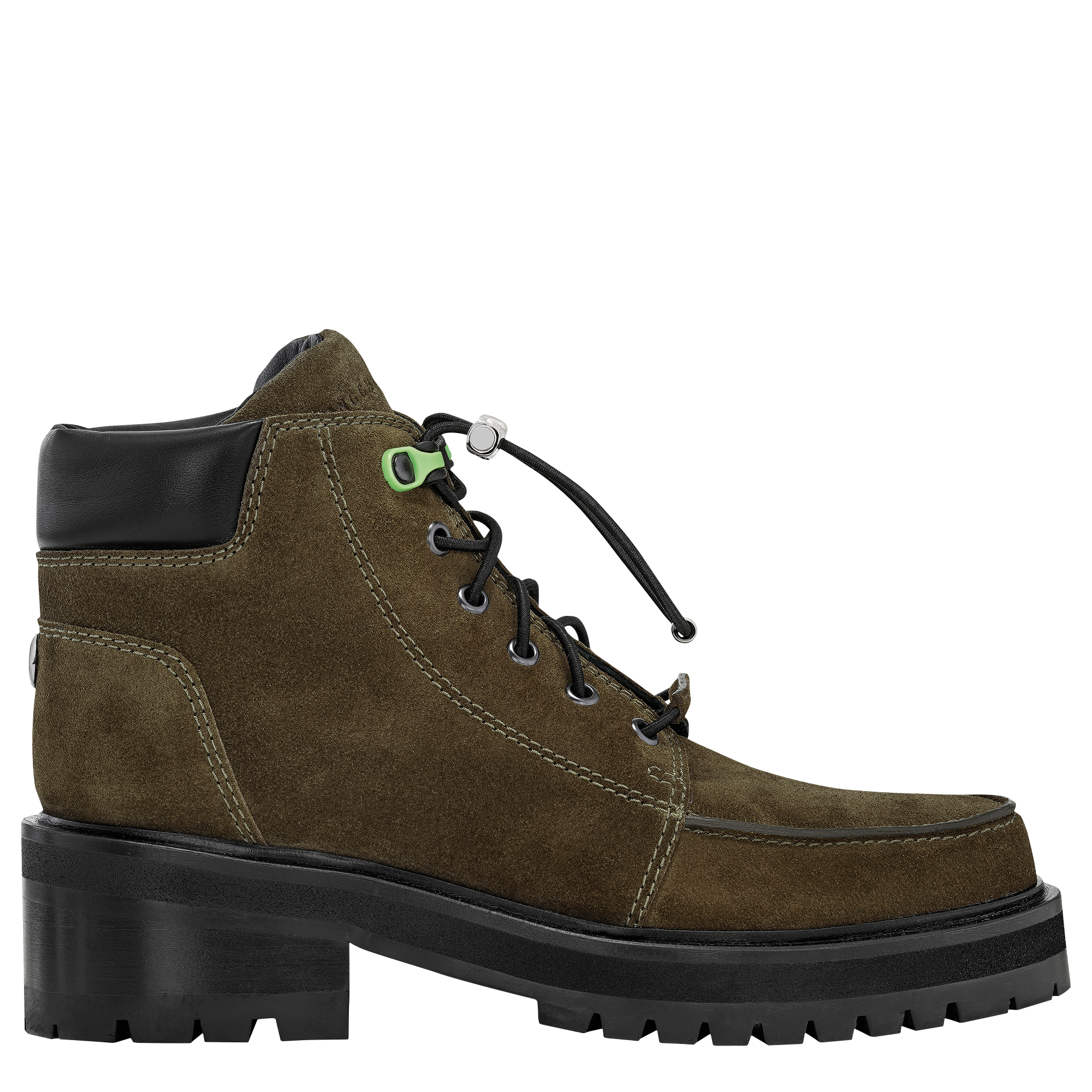 La Baroudeuse Low Boots Olive - Leather