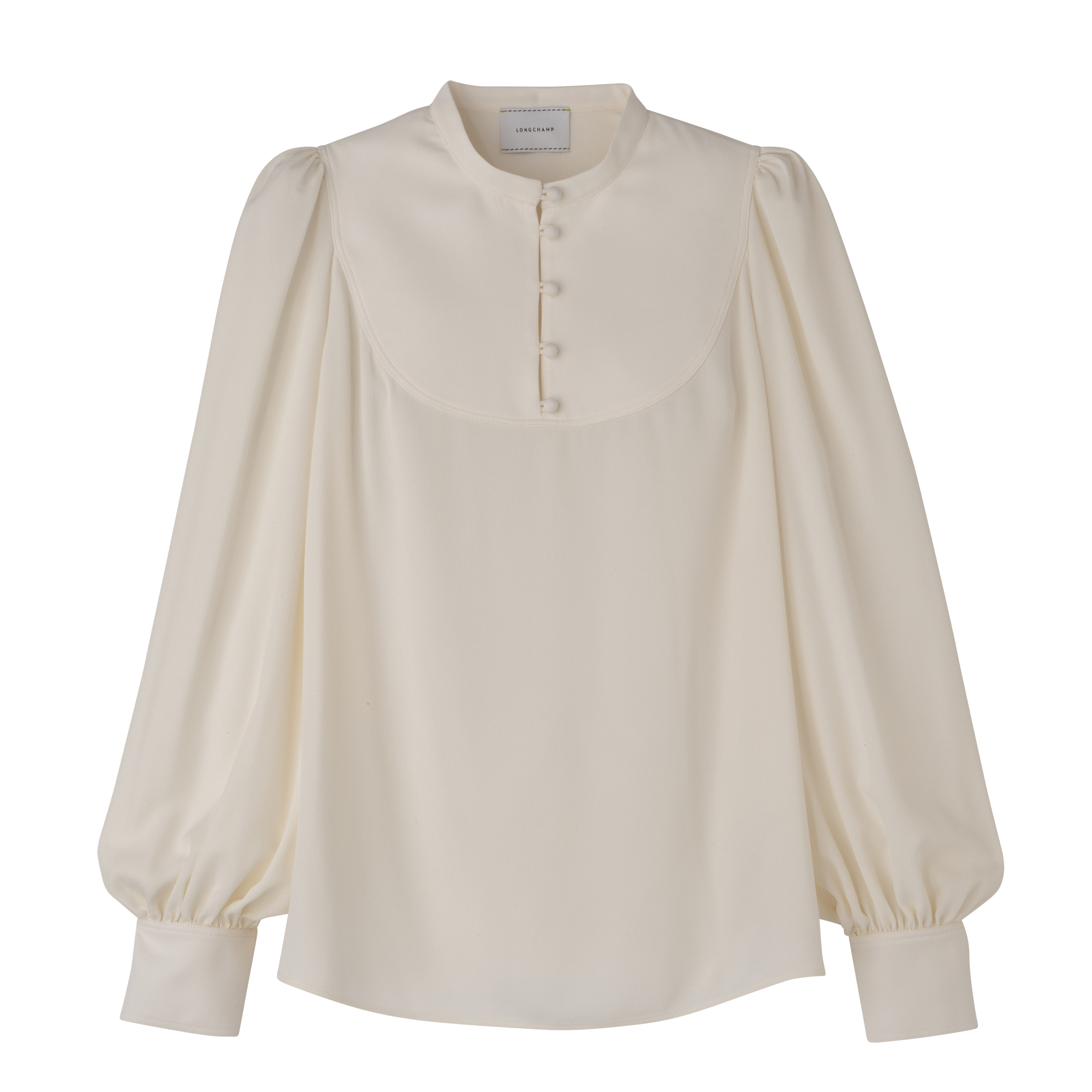Blouse Ecru - Fluid crepe