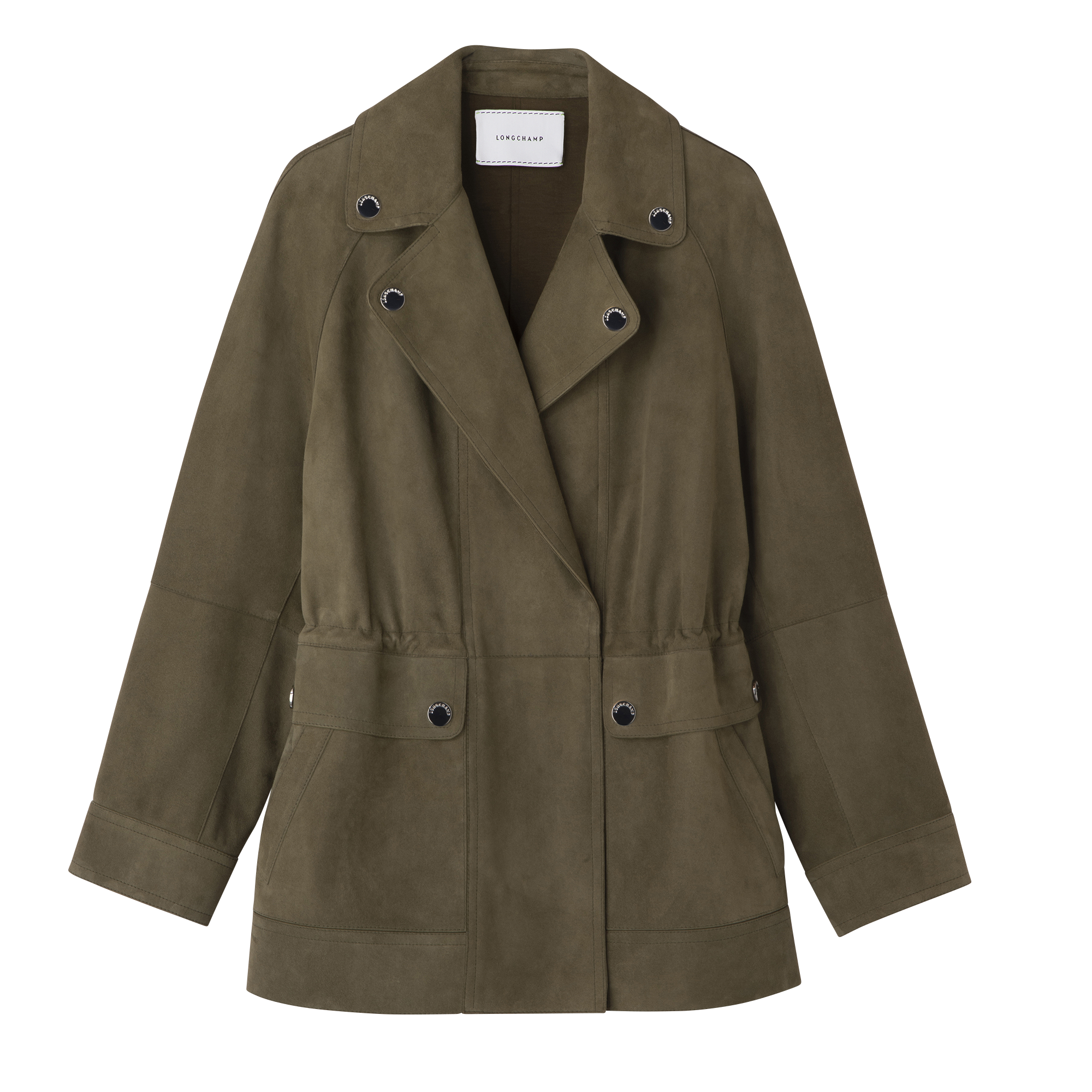 Safari jacket Khaki - Leather
