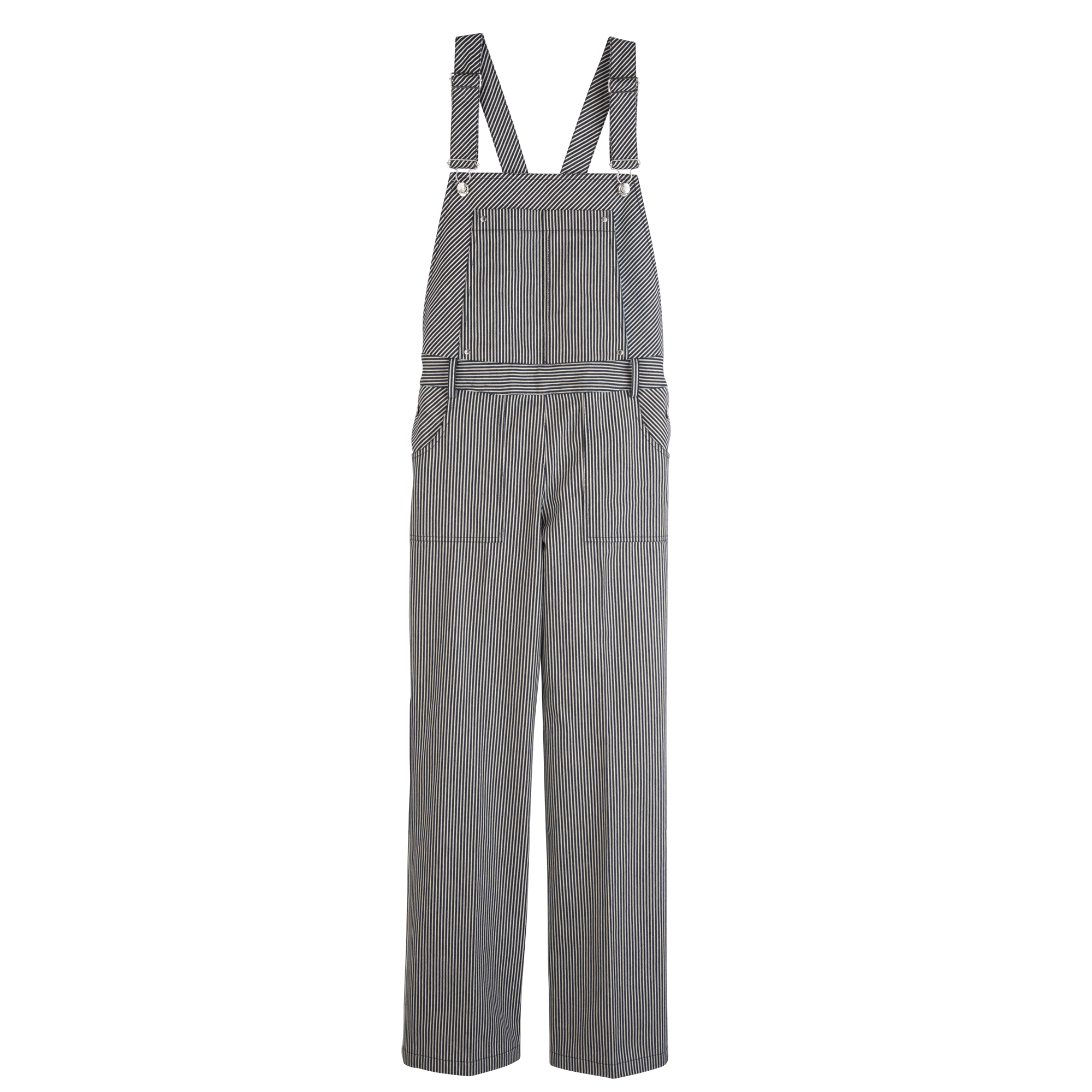 Jumpsuit Navy - Jacquard stripes