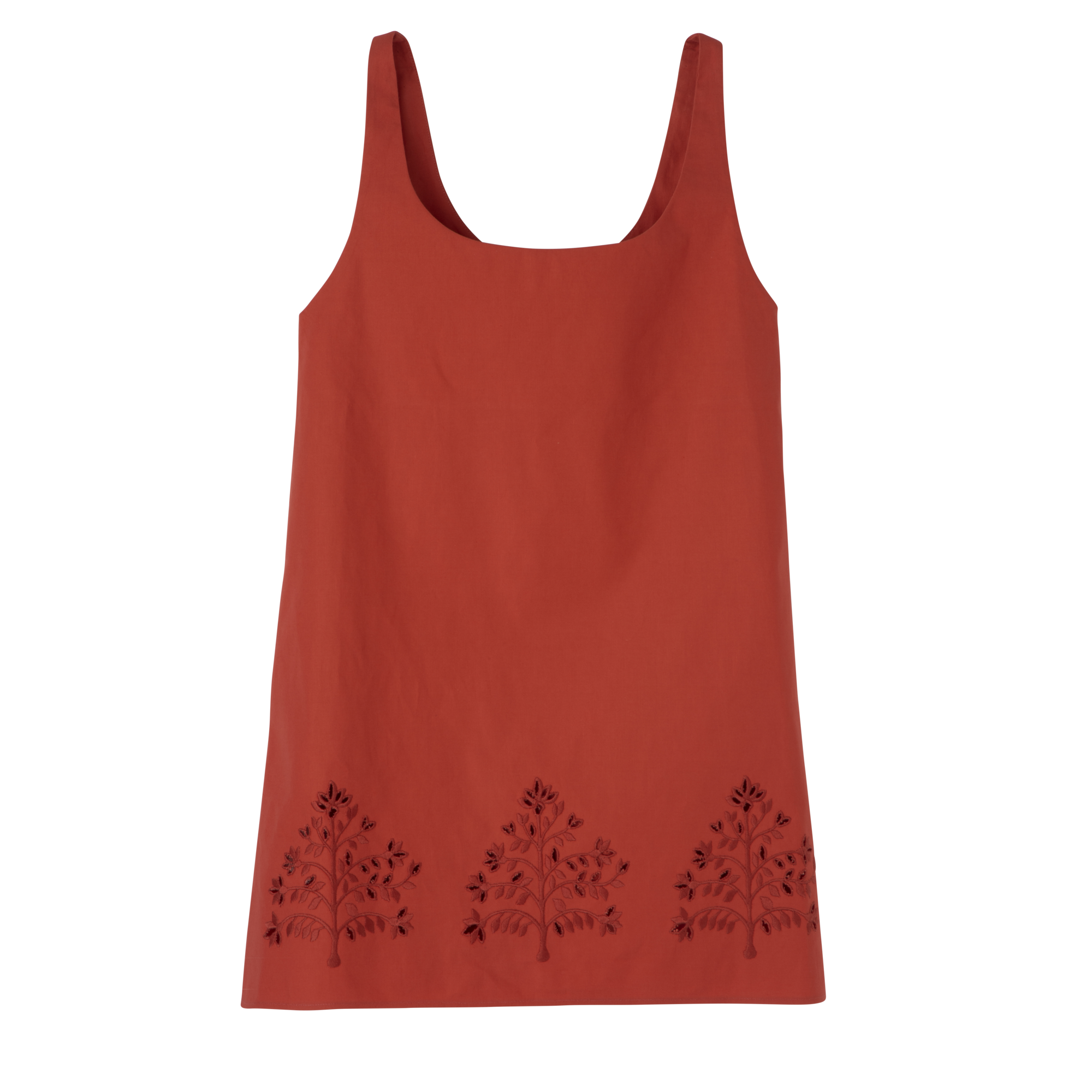 Dress Tomato - Embroidered canvas