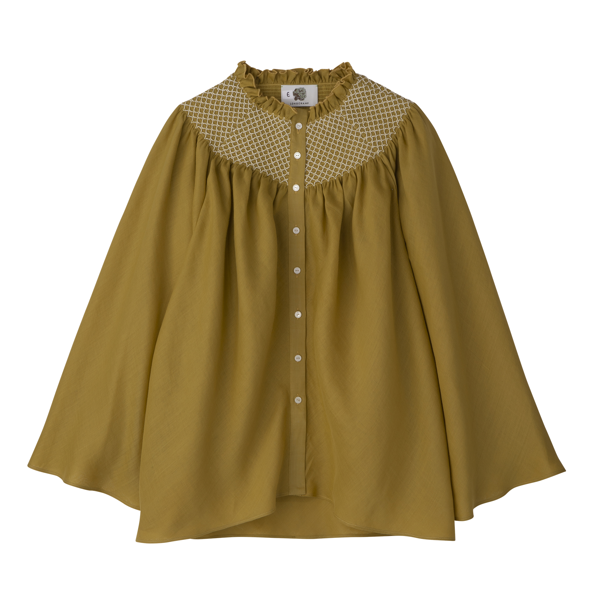Blouse Ginger - Smocked veil