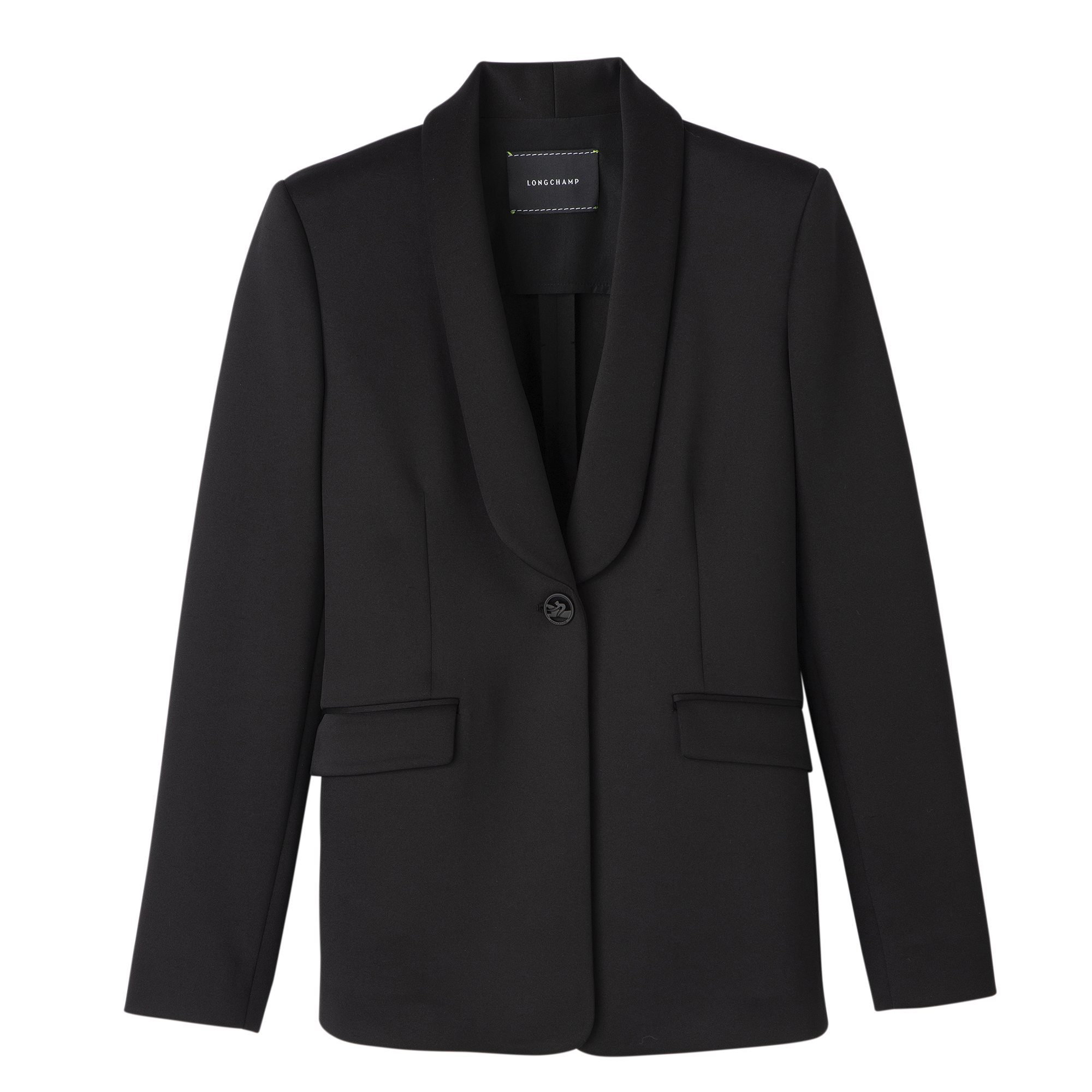 Fitted jacket Black - Jersey