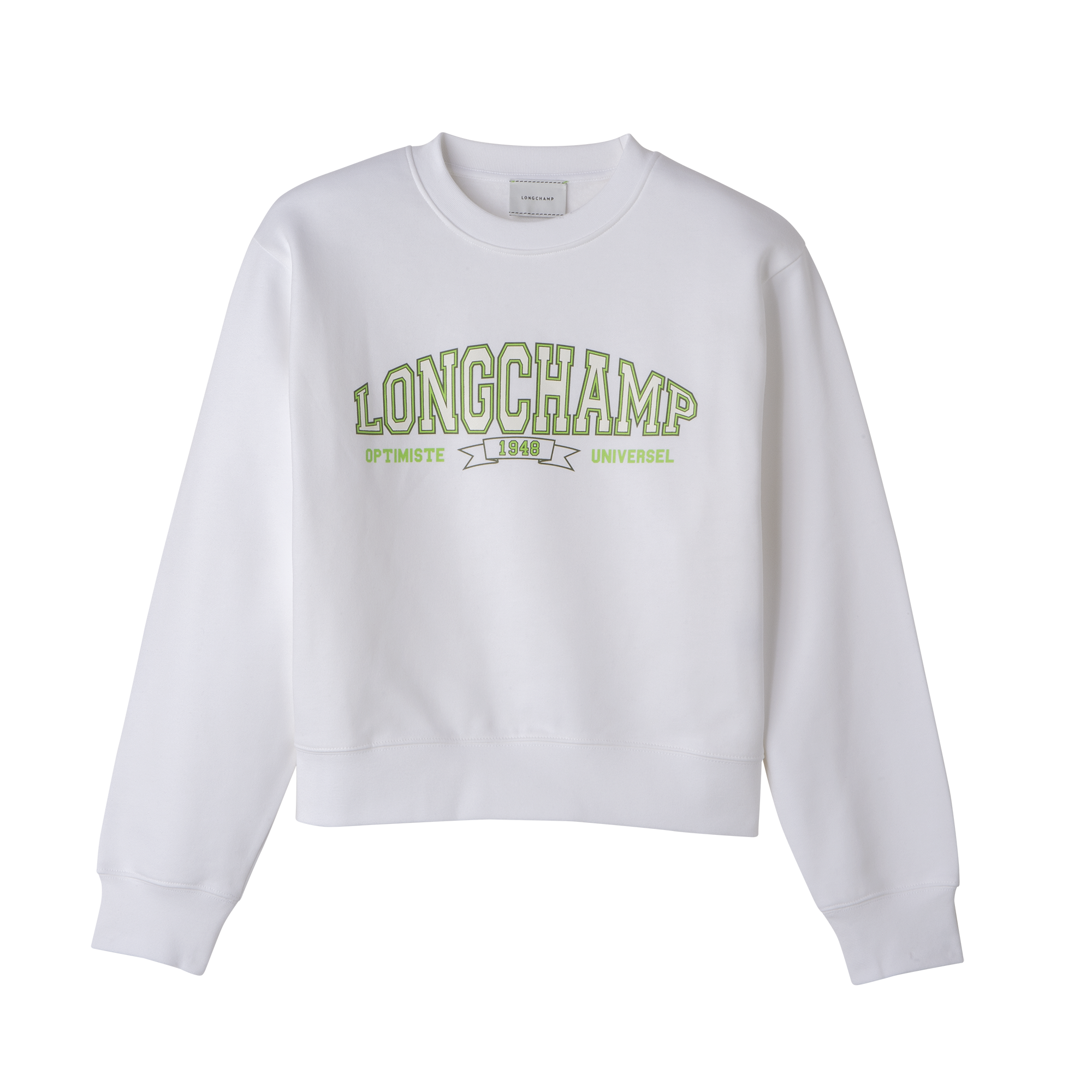 Sweatshirt White - Jersey